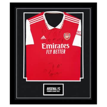 Signed Arsenal FC Framed Shirt - Premier League Squad 2023