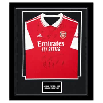 Signed Arsenal Football Club Framed Shirt - Premier League 2023