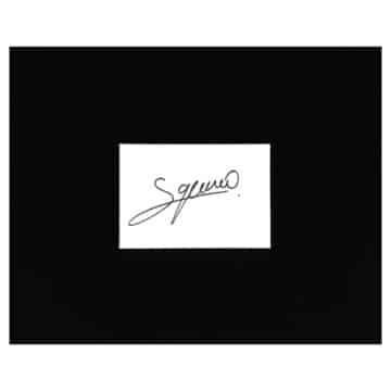 Signed Bacary Sagna Card Display - 10x8 France Autograph