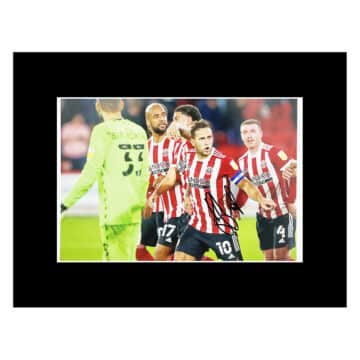 Signed Billy Sharp Photo Display - 16x12 Sheffield United Icon