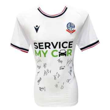 Signed Bolton Wanderers F.C. Shirt - League One Squad 2023