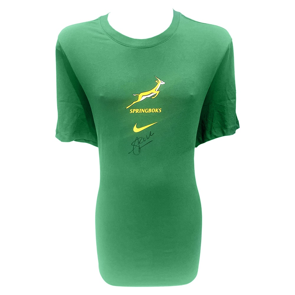 Signed Cheslin Kolbe Shirt - South Africa Springboks Icon