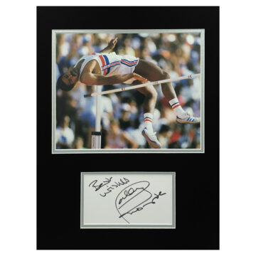 Signed Daley Thompson Photo Display - 16x12 Olympic Icon