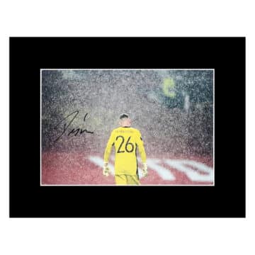 Signed Dean Henderson Photo Display - 16x12 Manchester United Icon