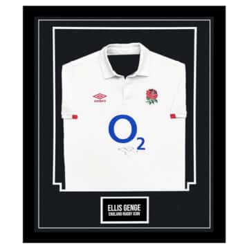 Signed Ellis Genge Framed Shirt - England Rugby Icon