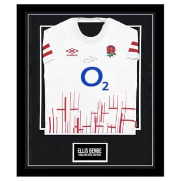 Signed Ellis Genge Framed Shirt - England Vice Captain