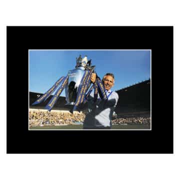 Signed Gary Lineker Photo Display - 16x12 Leicester City Icon