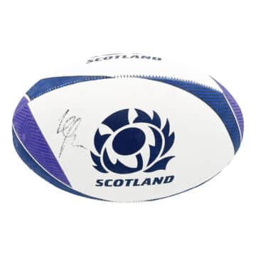 Signed Huw Jones Scotland Ball - Rugby World Cup 2023