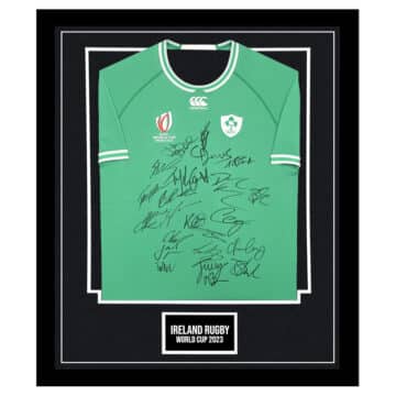 Signed Ireland Rugby Framed Shirt - World Cup 2023