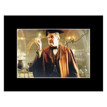 Signed Jim Broadbent Photo Display - 16x12 Harry Potter Icon