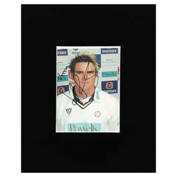 Signed Kevin Pietersen Card Display - 10x8 England Cricket Autograph