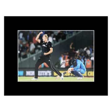 Signed Kyle Jamieson Photo Display 16x12 - New Zealand Cricket Icon