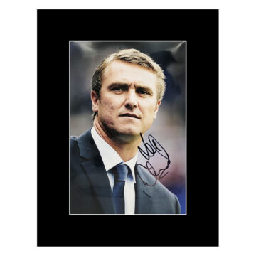 Signed Lee Clark Photo Display - 16x12 Birmingham City Icon