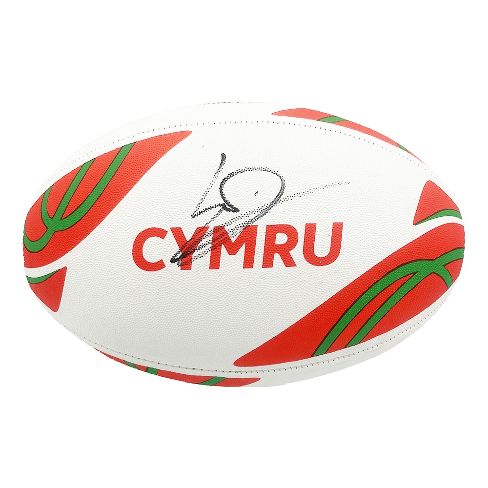 Signed Leigh Halfpenny Wales Ball - Rugby World Cup 2023