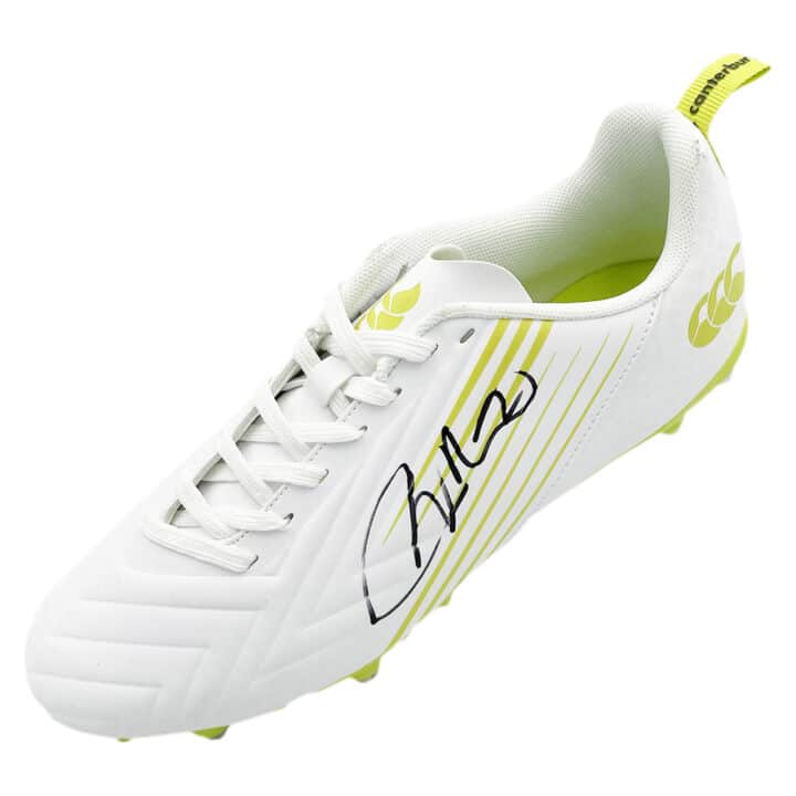 Signed Lewis Ludlam Boot - England Rugby Icon Autograph