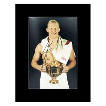 Signed Lewis Moody Photo Display 16x12 - RWC Winner 2003