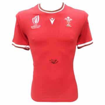 Signed Liam Williams Wales Shirt - Rugby World Cup 2023