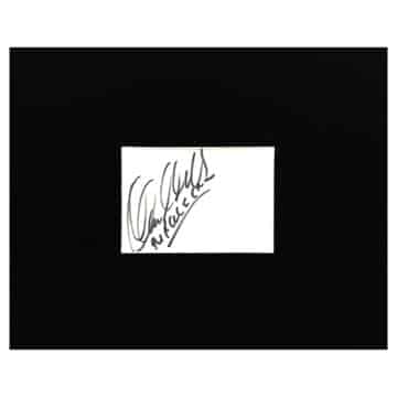 Signed Manuel Pellegrini Card Display - 10x8 Real Madrid Autograph