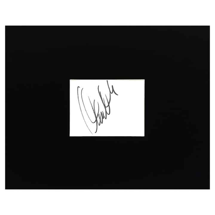 Signed Manuel Pellegrini Card Display - 10x8 Real Madrid Icon Autograph