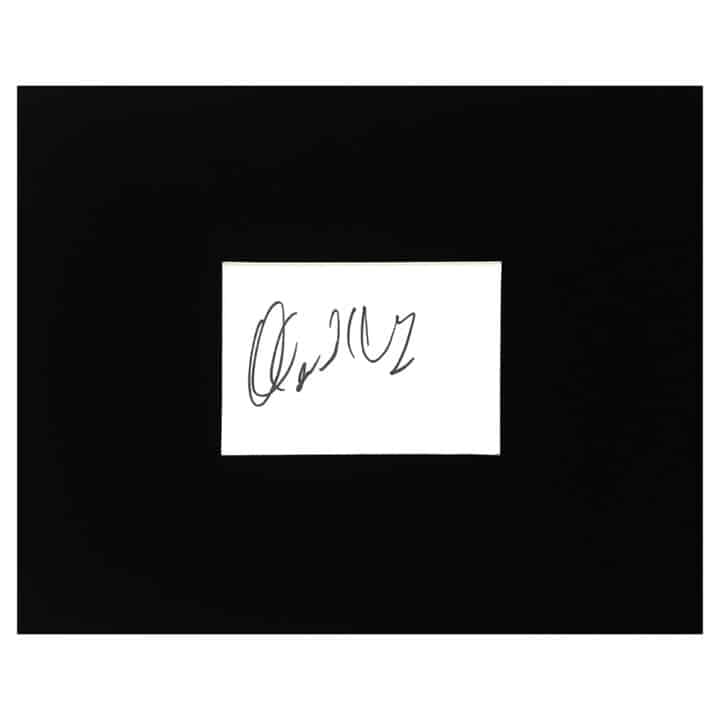 Signed Manuel Pellegrini Card Display - 10x8 West Ham United Autograph