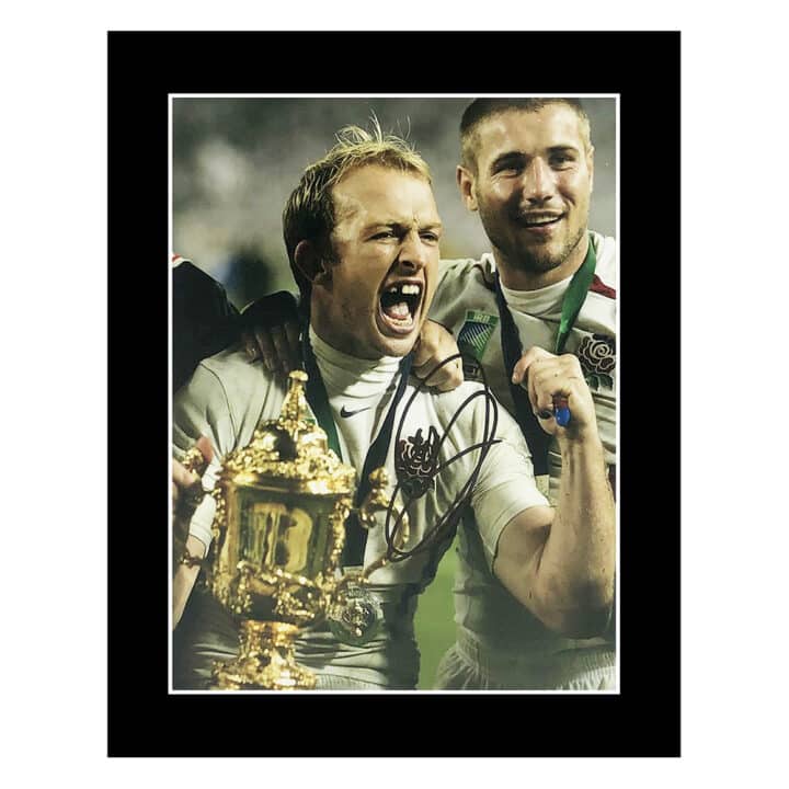 Signed Matt Dawson Photo Display 12x10 - RWC Winner 2003