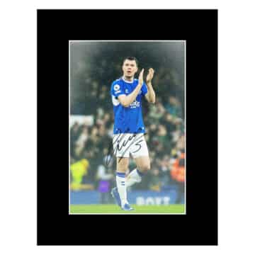 Signed Michael Keane Photo Display 16x12 - Everton Icon