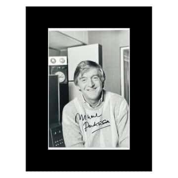 Signed Michael Parkinson Photo Display - 16x12 Tv Icon