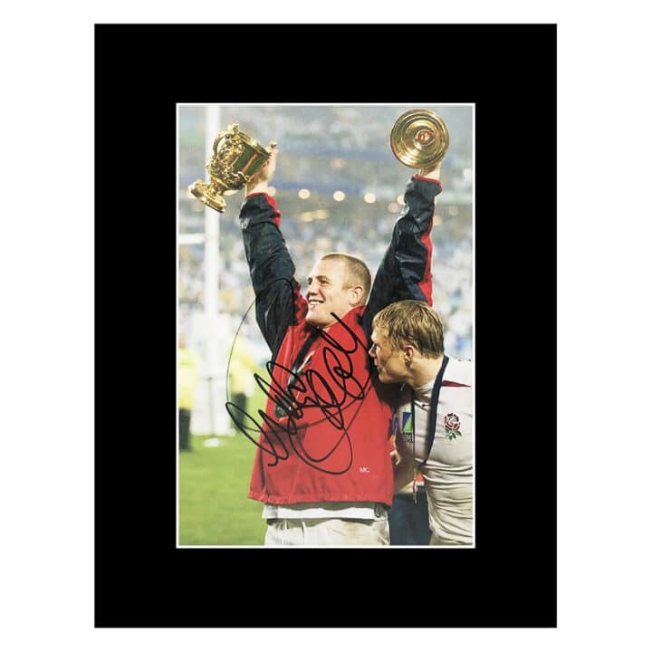 Signed Mike Tindall Photo Display 16x12 - RWC Winner 2003