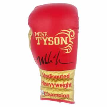 Signed Mike Tyson Boxing Glove - World Champion