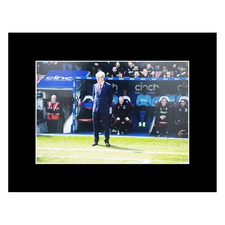 Signed Roy Hodgson Photo Display - 16x12 Crystal palace Manager