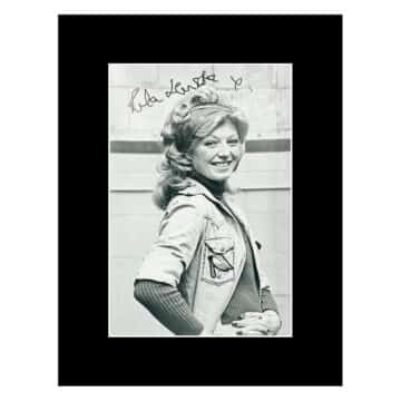 Signed Rula Lenska Photo Display - 16x12 Film Icon