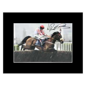 Signed Sam Twiston-Davies Photo Display 16x12 - Horse Racing Icon