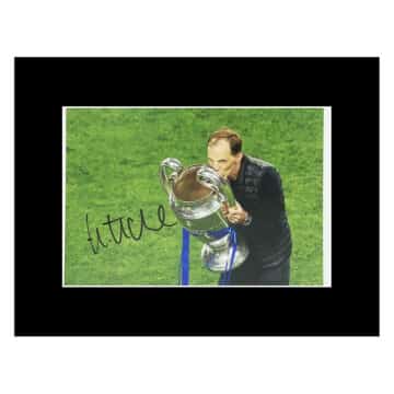 Signed Thomas Tuchel Photo Display - 16x12 Champions League Winner 2021