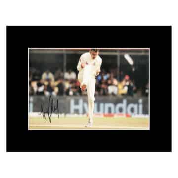 Signed Todd Murphy Photo Display 16x12 - Australia Cricket Icon