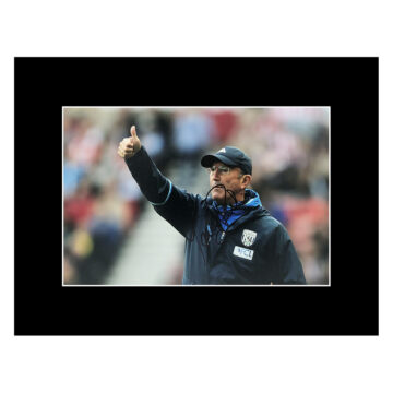 Signed Tony Pulis Photo Display - 16x12 West Bromwich Albion Icon