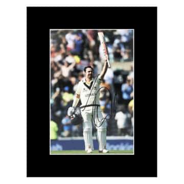 Signed Travis Head Photo Display 16x12 - Australia Cricket Icon