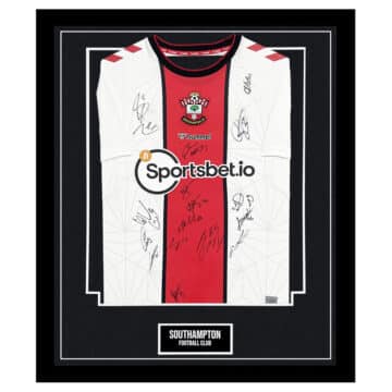 Southampton FC Signed Framed Shirt - Premier League Squad 2023