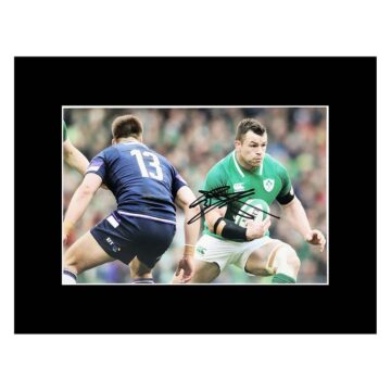 Cian Healy Signed Photo Display - 16x12 Ireland Rugby Autograph