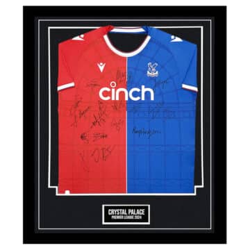 Crystal Palace Signed Framed Shirt - Premier League 2024