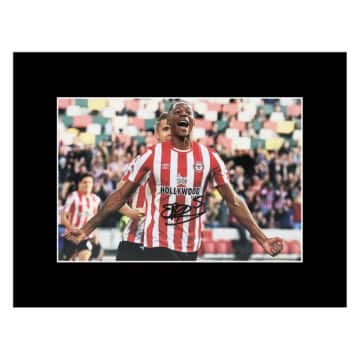 Ethan Pinnock Signed Photo Display 16x12 - Brentford Icon