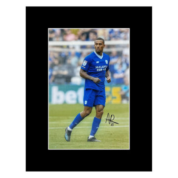 Signed Andy Rinomhota Photo Display 16×12 – Cardiff City Icon