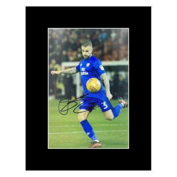 Signed Joe Bennett Photo Display 16×12 – Cardiff City Icon