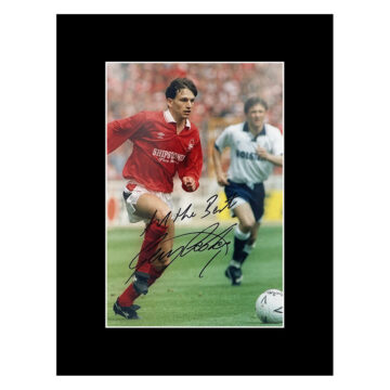 Signed Gary Crosby Photo Display 16x12 - Nottingham Forest Memorabilia