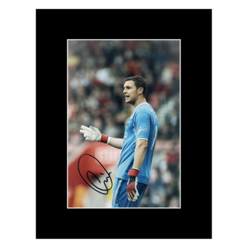 Signed Alex McCarthy Photo Display 16x12 - Southampton Icon