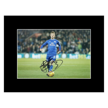 Signed Joe Bennett Photo Display 16x12 - Cardiff City Icon Signature