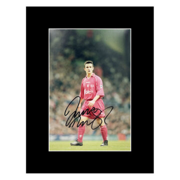 Signed David Thompson Photo Display 16x12 - Liverpool Icon