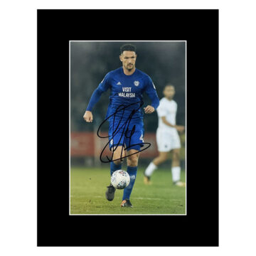 Sean Morrison Signed Photo Display 16x12 - Cardiff City Icon Signature