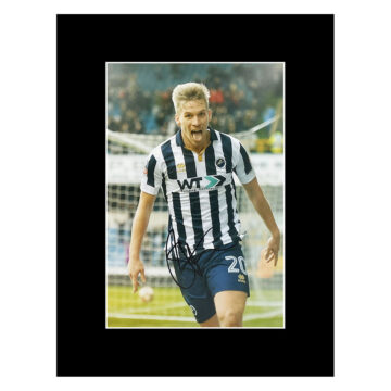 Signed Steve Morrison Photo Display 16x12 - Millwall Icon