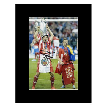 Signed Claudio Pizarro Photo Display 16x12 - Bayern Munich Icon