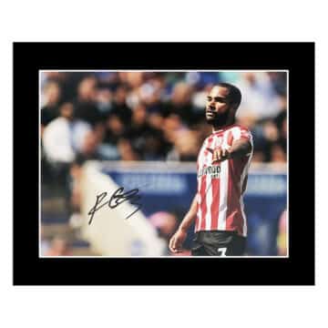 Signed Rico Henry Photo Display 12×10 – Brentford Icon